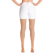 Simple Yoga Shorts - White