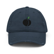 Black Peach Distressed Dad Hat